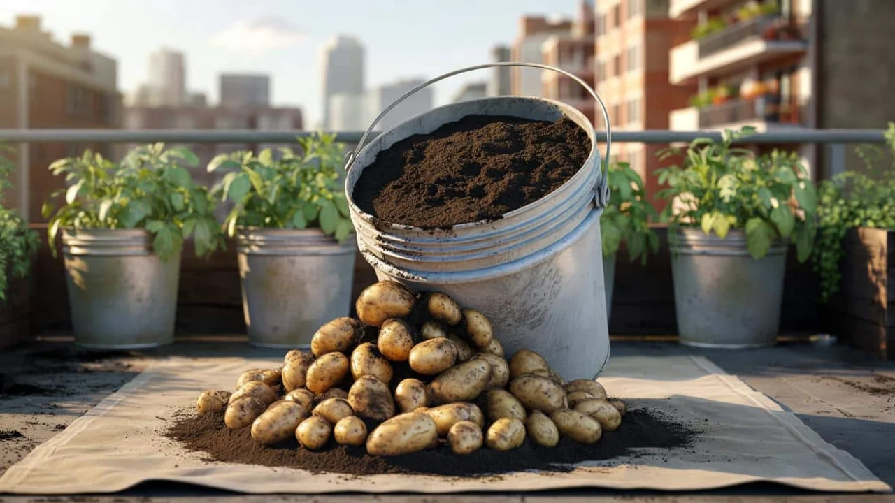 This Simple Bucket Trick Is Helping City Dwellers Grow Surprising Potato Harvests at Home