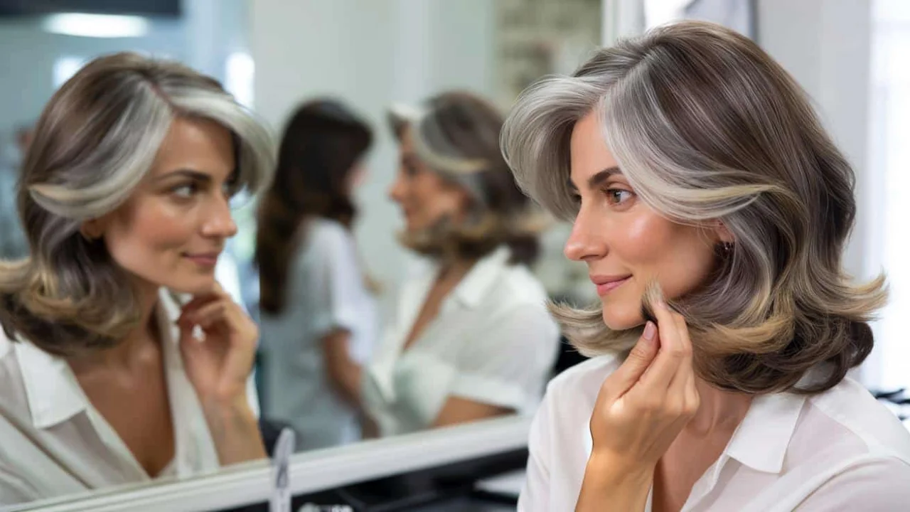 This surprising gray hair trick makes women look 10 years younger without any dye