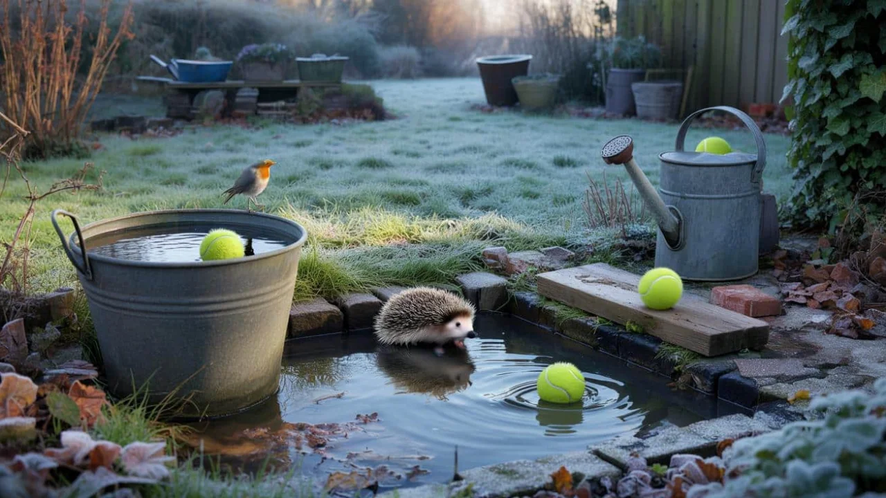 This Tennis Ball Trick Could Save Wildlife Lives in Your Garden This Winter