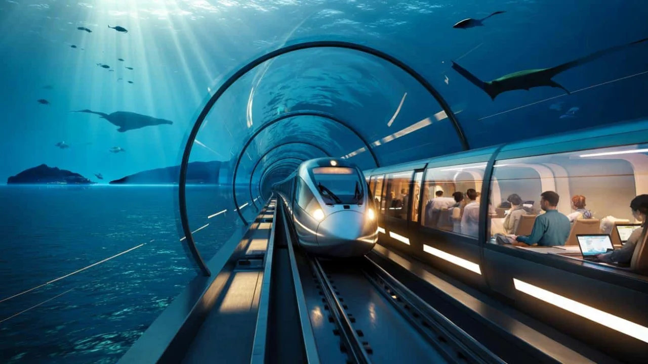 This underwater train will cut travel time between two continents to just 3 hours