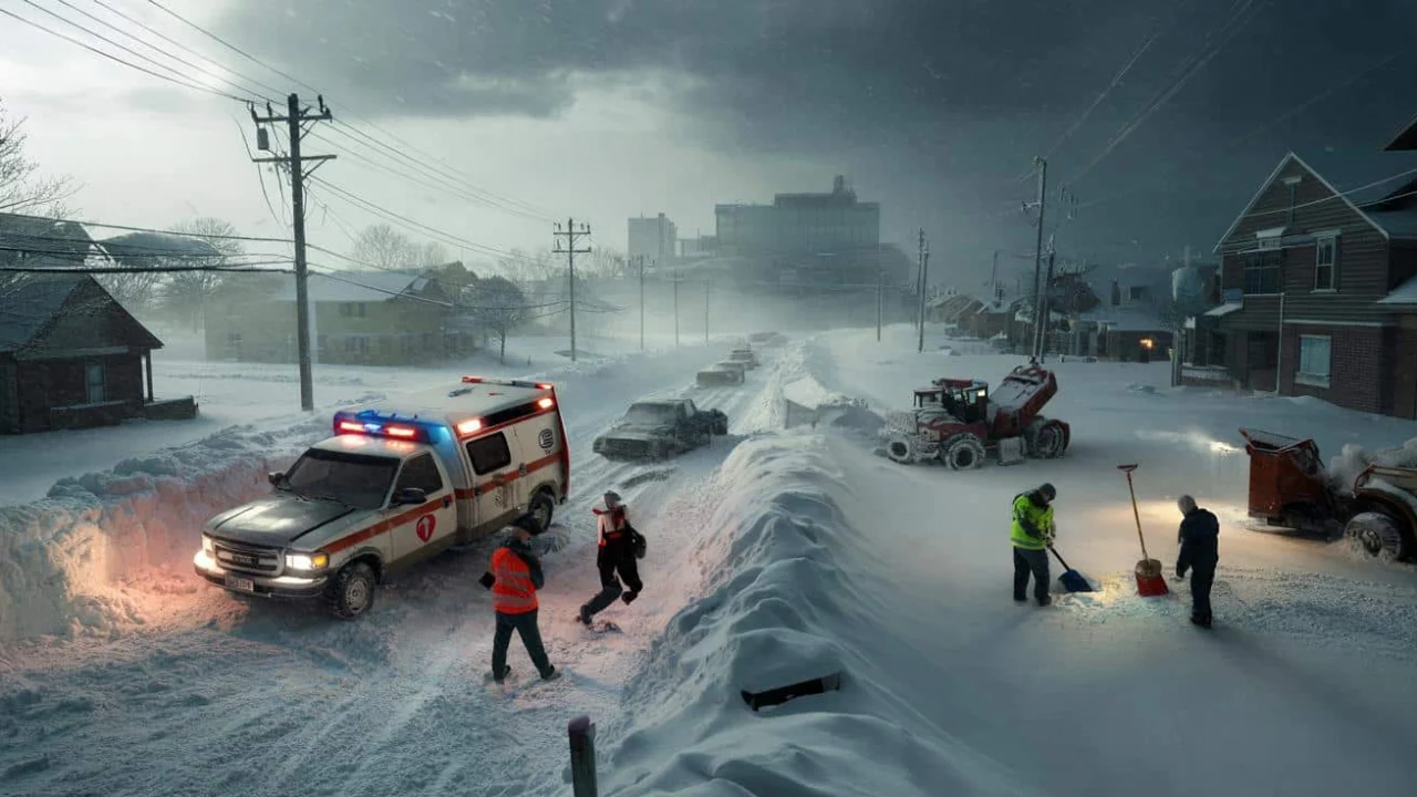 This unprecedented snow system could leave your town cut off from help for weeks