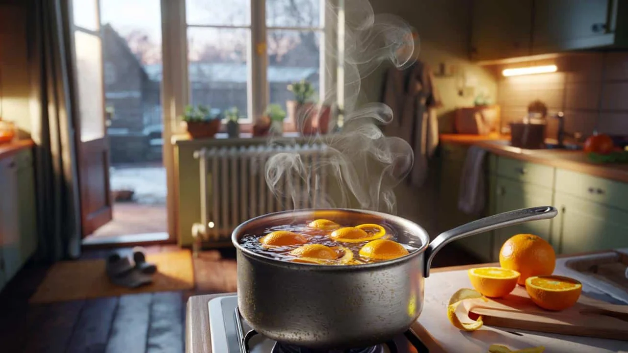 This winter trick with boiling orange peels fills your entire home with natural fragrance for hours