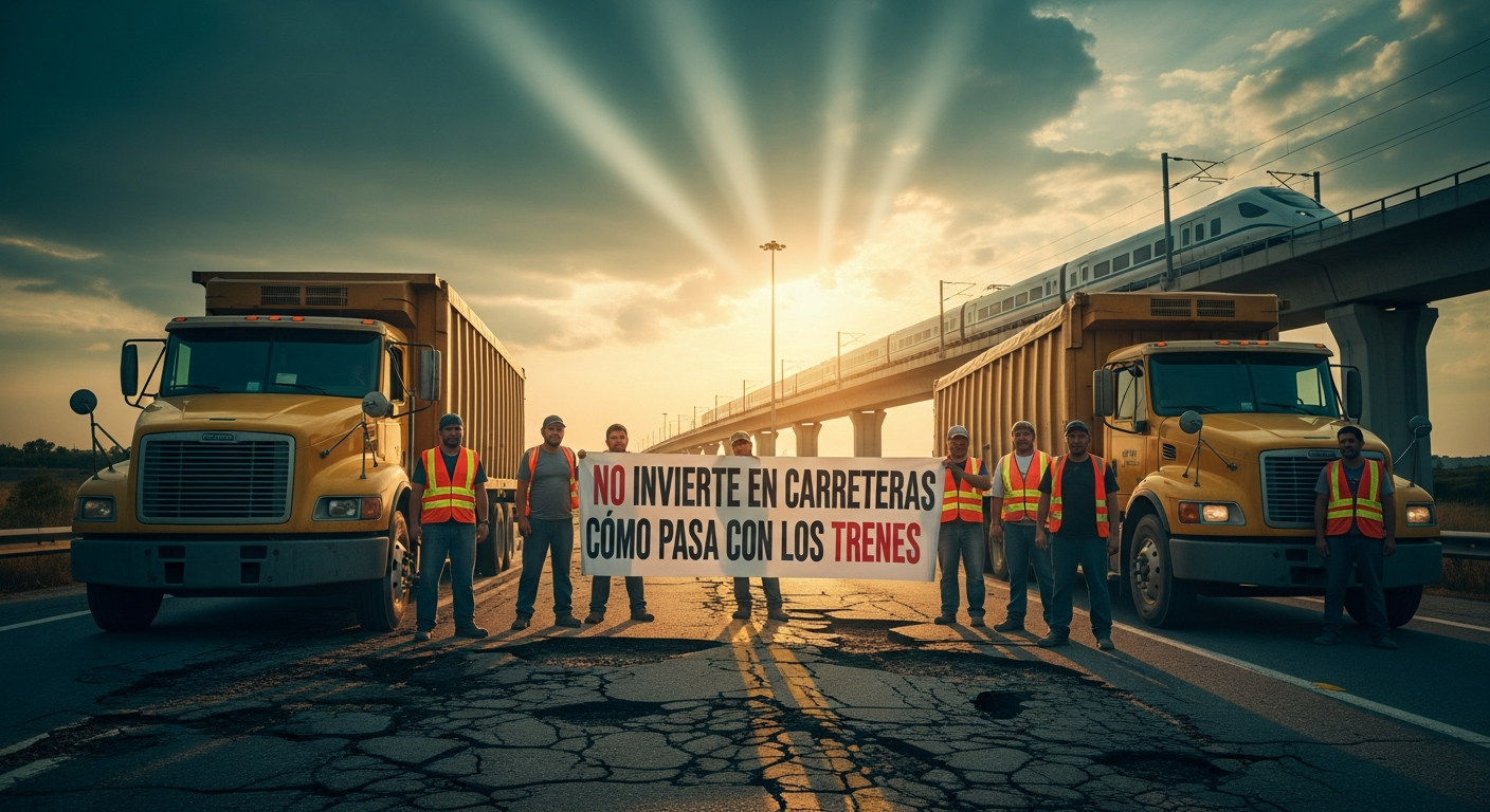 Transportistas cargan contra Puente: “no invierte en carreteras, como pasa con los trenes”