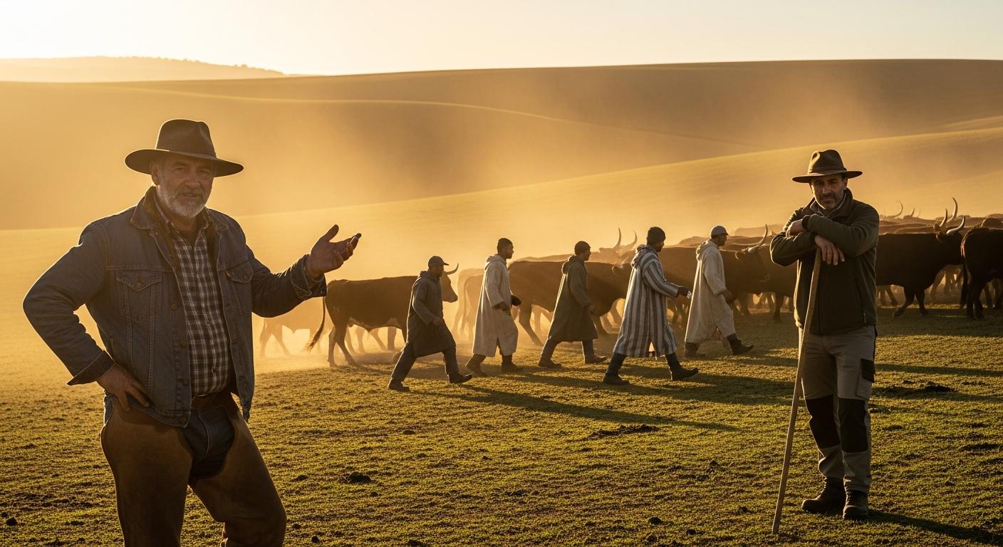 Un ganadero español explica por qué contrata en Marruecos: con lo que paga a uno en España, emplea a 16 allí