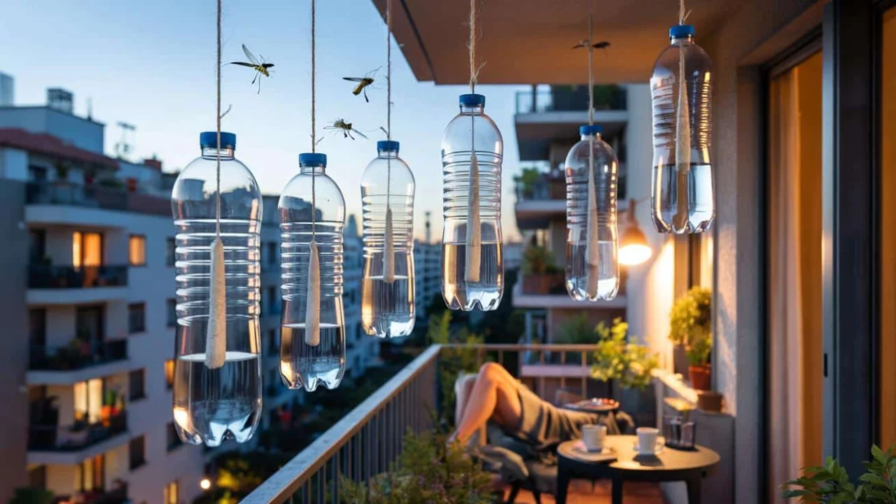 Why vinegar bottles with cotton on your balcony could save you from a costly pest problem this spring