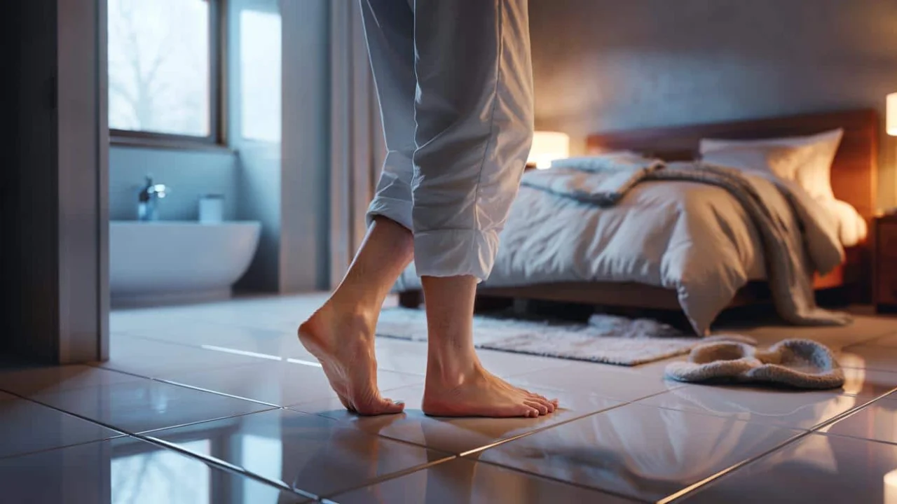 Why walking barefoot on cold floors tricks your brain into freezing your entire body