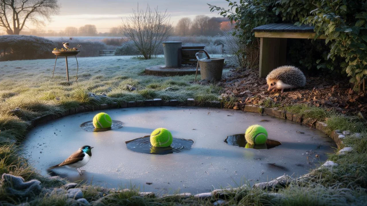 Why wildlife experts are urging gardeners to scatter tennis balls in garden beds this winter