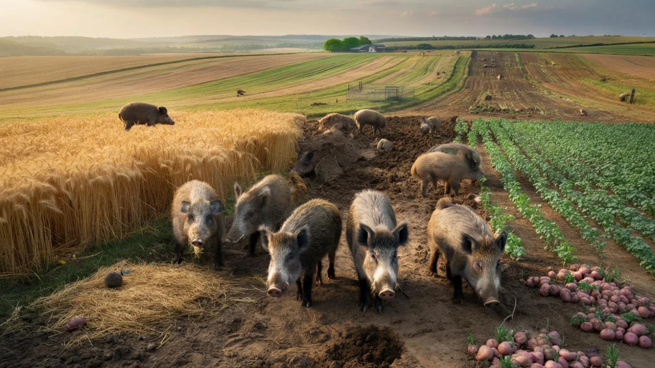 Wild Boar Crop Damage Follows A Hidden Pattern That’s About To Change Everything For Farmers