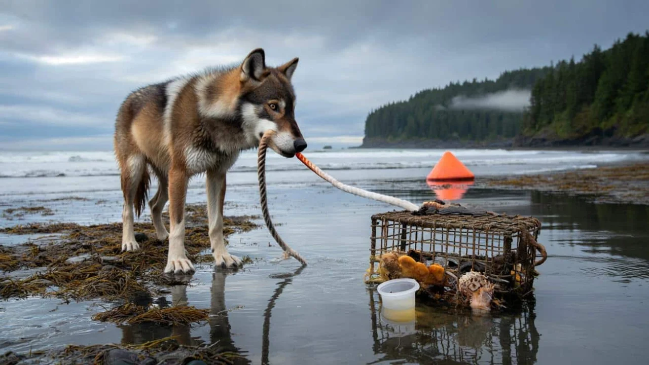 wolf-uses-fishing-buoy-as-tool-to-outsmart-scienti