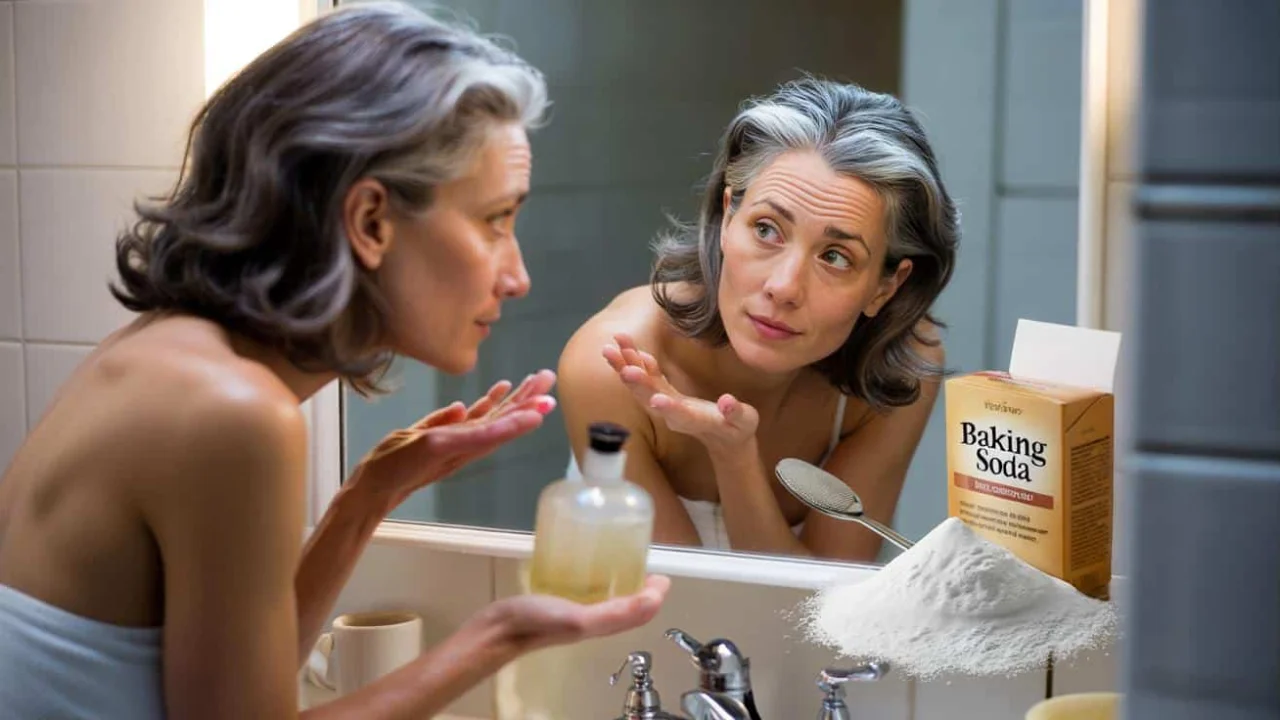 Women Are Quietly Adding This 50¢ Kitchen Staple to Their Shampoo to Reverse Grey Hair Overnight